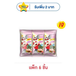 เถ้าแก่น้อย สาหร่ายอบปรุงรส รสเกลือชมพู 4 กรัม (แพ็ก 6 ชิ้น) - เถ้าแก่น้อย, สาหร่าย