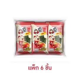 เถ้าแก่น้อย สาหร่ายอบ รสซุปล็อบสเตอร์ 4 กรัม (แพ็ก 6 ชิ้น) - เถ้าแก่น้อย, สาหร่าย
