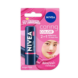 นีเวียลิปแคร์ริ่ง คัลเลอร์ พิ้งค์ 4.8ก - Nivea, ดูแลรอบดวงตาและริมฝีปาก