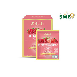 บริ๊งค์ ลูกอมผสมคอลลาเจนกลิ่นมิกซ์เบอร์รี 4.8 กรัม (แพ็ก 20 ชิ้น) - บริ้งค์, ลูกอม