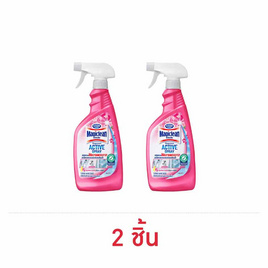 มาจิคลีน แอคทีฟ สเปรย์ ทำความสะอาดห้องน้ำ กลิ่น ฟรีเซียเทนเดอร์ สีชมพู 500 มล. - Magiclean
