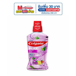 คอลเกต น้ำยาบ้วนปากพลักซ์ ฟรุ้ตตี้ 500 มล. - Colgate, M-Stamp แจกยกค่าย Colgate
