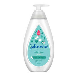 จอห์นสัน ครีมอาบน้ำมิลค์+ไรซ์ บาธ 500 มล. - Johnson's, ผลิตภัณฑ์อาบน้ำ และสระผม