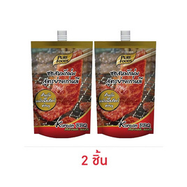 เพียวฟู้ดส์ ซอสหมักนุ่ม สูตรย่างเกาหลี 500 กรัม - Pure Foods, เครื่องปรุงรสและของแห้ง