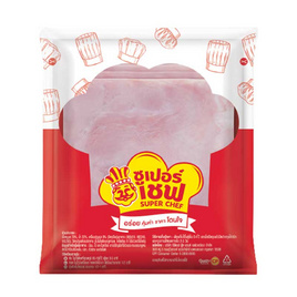 ซุปเปอร์เชฟ แฮมหมู 500 กรัม - SUPER CHEF, นม / ไข่ / โบโลน่า / แฮม