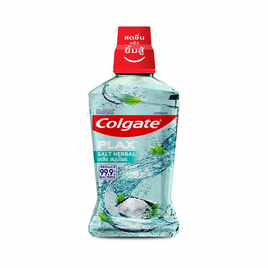 คอลเกต น้ำยาบ้วนปากเกลือสมุนไพร 500 มล. - Colgate, 1 แถม 1