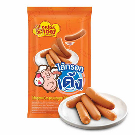 ซูเปอร์เชฟ ไส้กรอกหนังกรอบ(หมูผสมไก่) 500 กรัม - SUPER CHEF, นม / ไข่ / โบโลน่า / แฮม