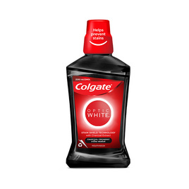 คอลเกต น้ำยาบ้วนปาก อ๊อพติคไวท์ ชาร์โคล เฟรชมินท์ 500 มล. - Colgate, ผลิตภัณฑ์ดูแลช่องปากและฟัน