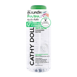 เคที่ดอลล์ แอนตี้ แอคเน่ คลีนซิ่ง วอเตอร์ 500 มล. - Cathy Doll, เช็ดเครื่องสำอาง