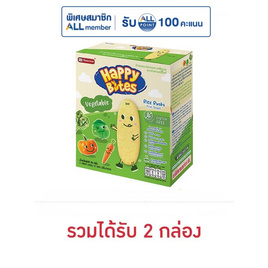 แฮปปี้ไบท์ ข้าวอบกรอบรสผักรวม 50 กรัม - แฮปปี้ไบท์, อาหารเด็กทารก