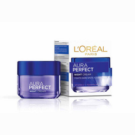 ลอรีอัล ปารีส ออร่า เพอร์เฟ็กท์ ไนท์ ครีม 50 มล. - Loreal, ดูแลผิวหน้า