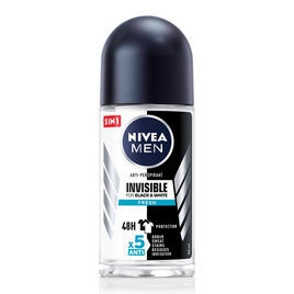 นีเวีย เมน โรลออนแบล็ค&ไวท์ เฟรช 50 มล. - Nivea, ผลิตภัณฑ์ดูแลผิวกาย