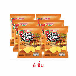 โรลเลอร์โคสเตอร์ มันฝรั่งแผ่นเรียบรสสไปซี่บาร์บีคิว 50 กรัม - โรลเลอร์โคสเตอร์, ขนมขบเคี้ยว และช็อคโกแลต