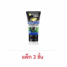 การ์นิเย่ เมน เทอร์โบร์ท ซูเปอร์ ดูโอ โฟม 50 มล. (แพ็ก 3 ชิ้น) - Garnier, ทำความสะอาดผิวหน้า