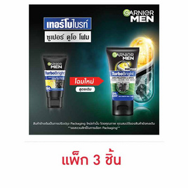 การ์นิเย่ เมน เทอร์โบร์ท ซูเปอร์ ดูโอ โฟม 50 มล. (แพ็ก 3 ชิ้น) - Garnier, ลดอย่างแรง Garnier Men Foam 50 ML. (Pack 3)