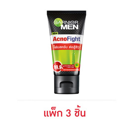 การ์นิเย่ เมน โฟม แอคโนไฟท์ แอนติแอคเน่ สครับ 50 มล. (แพ็ก 3 ชิ้น) - Garnier, ทำความสะอาดผิวหน้า