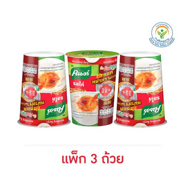 คนอร์ บิ๊กคัพโจ๊ก รสไก่ ซอสหม่าล่า 50 กรัม (แพ็ก 3 ถ้วย) - คนอร์, โจ๊ก/ข้าวตุ๋น/ข้าวต้ม