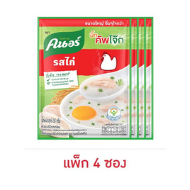 คนอร์บิ๊กคัพโจ๊กซอง รสไก่ 50 กรัม (แพ็ก 4 ซอง) - คนอร์, เครื่องปรุงรสและของแห้ง