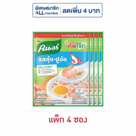 คนอร์บิ๊กคัพโจ๊กซอง รสกุ้ง-ปูอัด 50 กรัม (แพ็ก 4 ซอง) - คนอร์, คนอร์