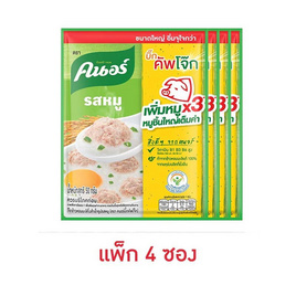 คนอร์บิ๊กคัพโจ๊กซอง รสหมู 50 กรัม (แพ็ก 4 ซอง) - คนอร์, สินค้าลดอย่างแรง