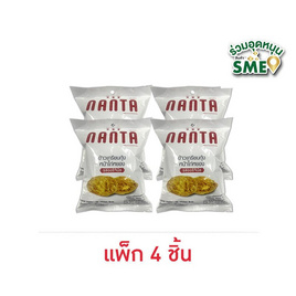 นันตา ข้าวเกรียบกุ้งหน้าไก่หยอง 50 กรัม (แพ็ก 4 ชิ้น) - Nanta, ขนมขบเคี้ยว
