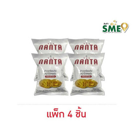 นันตา ข้าวเกรียบกุ้งหน้าไก่หยอง 50 กรัม (แพ็ก 4 ชิ้น) - Nanta, ขนมขบเคี้ยว และช็อคโกแลต