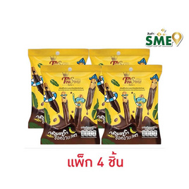 ไร่ทับทิมสยาม กล้วยสติ๊กเคลือบช็อคโกแลต 50 กรัม (แพ็ก 4 ชิ้น) - ไร่ทับทิมสยาม, ช็อกโกแลต