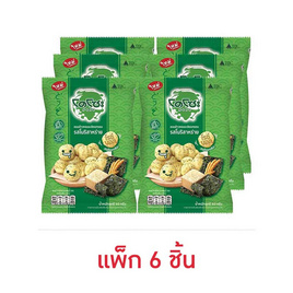 โดโซะ ข้าวอบกรอบ ไรซ์บอล รสโนริสาหร่าย 50 กรัม (แพ็ก 6 ชิ้น) - โดโซะ, ขนมขบเคี้ยว และช็อคโกแลต