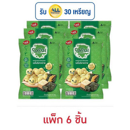 โดโซะ ไรซ์บอล ข้าวอบกรอบ รสโนริสาหร่าย 50 กรัม (แพ็ก 6 ชิ้น) - โดโซะ, ซูเปอร์มาร์เก็ต
