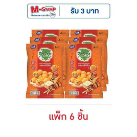 โดโซะ ไรซ์บอล ข้าวอบกรอบ รสบาร์บิคิว 50 กรัม (แพ็ก 6 ชิ้น) - โดโซะ, ขนมขบเคี้ยว