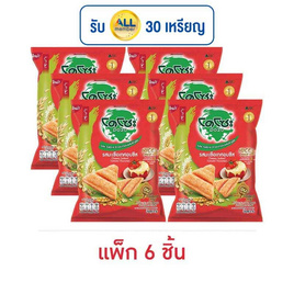 โดโซะ ไรซ์มิกซ์ ข้าวอบกรอบรสมะเขือเทศอบชีส 50 กรัม (แพ็ก 6 ชิ้น) - โดโซะ, ขนมขบเคี้ยว