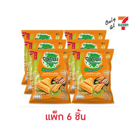 โดโซะไรซ์มิกซ์ ข้าวอบกรอบรสอกไก่ย่างบาร์บีคิว 50 กรัม (แพ็ก 6 ชิ้น) - โดโซะ, ขนมขบเคี้ยว และช็อคโกแลต