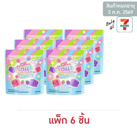 โอเค กัมมีซาวร์คิวบ์กลิ่นองุ่น&สตรอเบอร์รี่ 50 กรัม (แพ็ก 6 ชิ้น) - โอเค, Shop in Shop