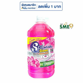 สปาคลีน น้ำยาถูพื้น ชมพู แกลลอน 5200 มล. - สปาคลีน, ผลิตภัณฑ์ทำความสะอาด/ดูแลพื้น