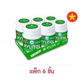 ลอตเต้ ไซลิทอล หมากฝรั่งกลิ่นไลม์มินต์ 52.2 กรัม (แพ็ก 6 ชิ้น) - ลอตเต้, ลูกอม