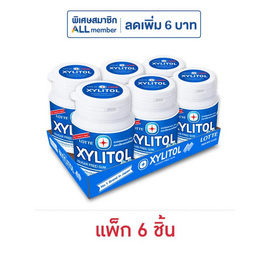 ลอตเต้ หมากฝรั่งไซลิทอลกลิ่นเฟรชมินต์รุ่นขวด 52.2 กรัม (แพ็ก 6 ชิ้น) - ลอตเต้