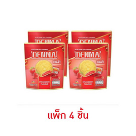 เดนม่า คุกกี้สอดไส้รสสตรอเบอร์รี่ 52 กรัม (แพ็ก 4 ชิ้น) - เดนม่า