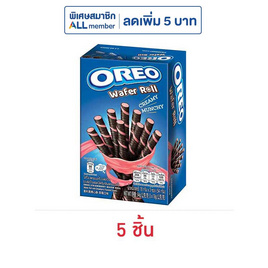 โอรีโอ เวเฟอร์โรลสอดไส้ครีมสตรอเบอร์รี่ 54 กรัม - โอรีโอ, Oreo