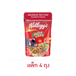 เคลล็อกส์ ฟรุตลูปส์ ถุง 55 กรัม (แพ็ก 4 ชิ้น) - เคลล็อกส์, Kellogg's