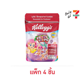 เคลล็อกส์ เมอเมด ฟรุตลูปส์ 55 ก. (แพ็ก 4 ชิ้น) - เคลล็อกส์, ซีเรียล
