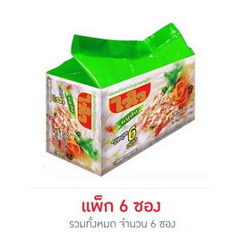 ไวไวเส้นหมี่ซอง รสหมูสับ 55 กรัม (แพ็ก 6 ซอง) - ไวไว, เส้นก๋วยเตี๋ยวกึ่งสำเร็จรูป/บะหมีกึ่งสำเร็จรูป