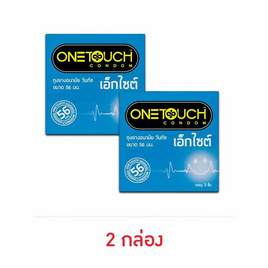 วันทัช ถุงยางอนามัย เอ็กไซต์ ขนาด 56 มม. กล่อง 1 กล่อง 3 ชิ้น - Onetouch, Biopharm