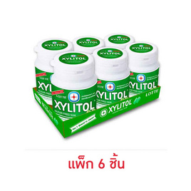 ลอตเต้ ไซลิทอล หมากฝรั่งกลิ่นไลม์มินต์ 58 กรัม (แพ็ก 6 ชิ้น) - ลอตเต้, ขนมขบเคี้ยว และช็อคโกแลต