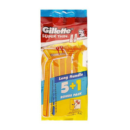 ยิลเลตต์ด้ามมีดซุปเปอร์ธินทู แพ็ก 5ฟรี1 - Gillette, อุปกรณ์กำจัดขน