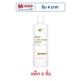 โดฟ แชมพู 5-ออยล์ เซรั่ม นอริช 120 มล. (แพ็ก 4 ชิ้น) - Dove, แชมพูและครีมนวดผม