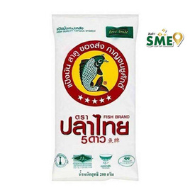 ปลาไทย5ดาว แป้งมันสำปะหลัง 200 กรัม - ปลาไทย 5 ดาว, ส่วนผสมทำขนมอบ