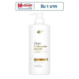โดฟ แชมพู 5-ออยล์ เซรั่ม นอริช 380 มล. - Dove