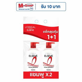 ลอรีอัล ปารีส เอลแซฟ โททอล รีแพร์ 5 รีแพร์ริ่ง แชมพู 400 มล. แพ็กคู่ - Loreal, บำรุงผม