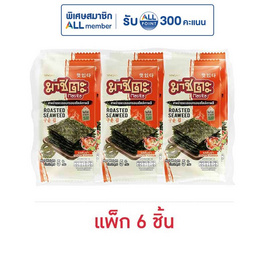 มาชิตะ สาหร่ายอบ รสต้มยำ 5 กรัม (แพ็ก 6 ชิ้น) - มาชิตะ, สาหร่าย