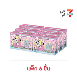 โอเค ลูกอมกลิ่นสตรอเบอร์รี่พร้อมการ์ดพวงกุญแจเอสเธอร์บันนี่ 5 กรัม (แพ็ก 6 ชิ้น) - โอเค, ลูกอม